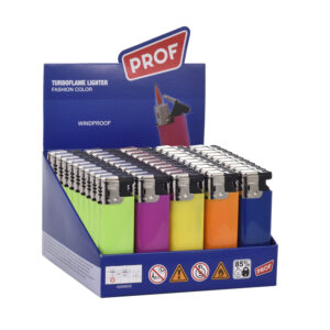 PROF (4200 9532) egyszínű  vihar öngyújtó fashion color