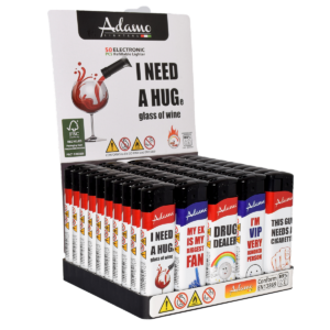 ADAMO (181 405) matricás vicces üzenet öngyújtó