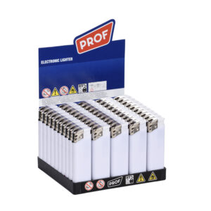 PROF (4180 4613) fehér színű elektromos öngyújtó