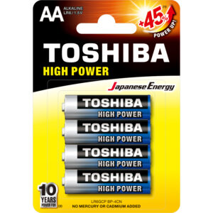 TOSHIBA Alkáli Elem AA LR6GCP-1db 1,5 Volt -ceruza-
