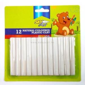 SKY art natúr színű gyurma 12 db - os